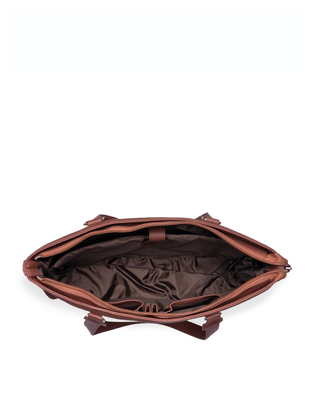 ZOUK Women Floral Printed Kalamkari Structured Laptop Shoulder Bag