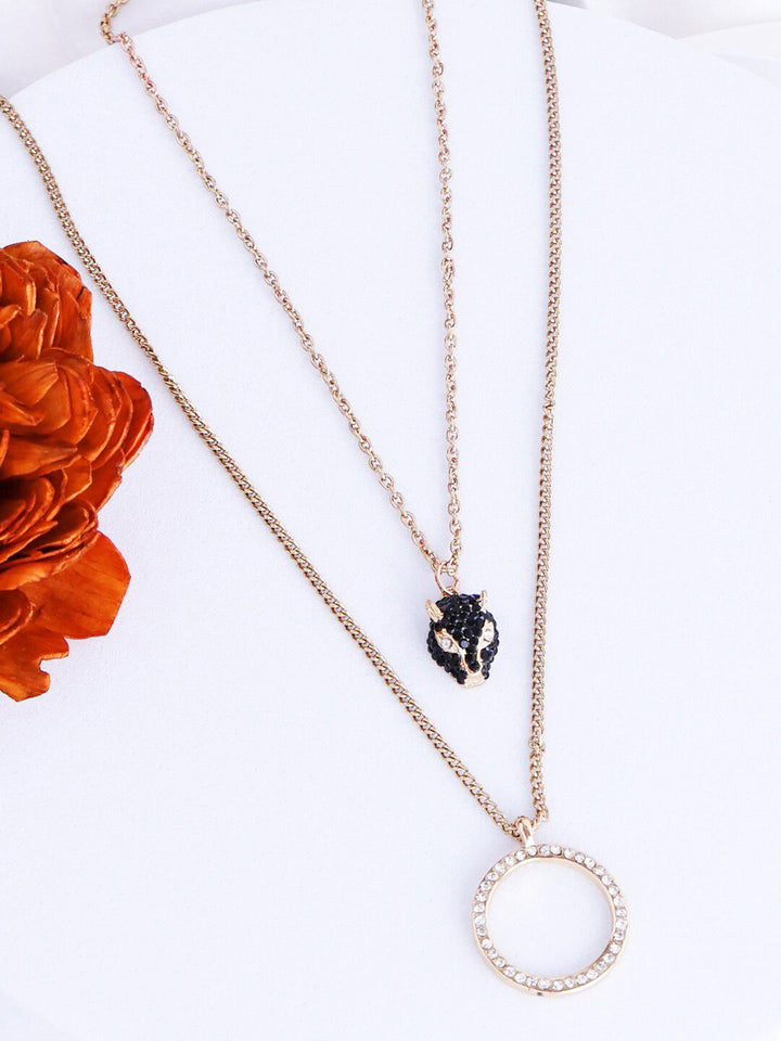 VOGUE PANASH Kalung Berlapis Emas