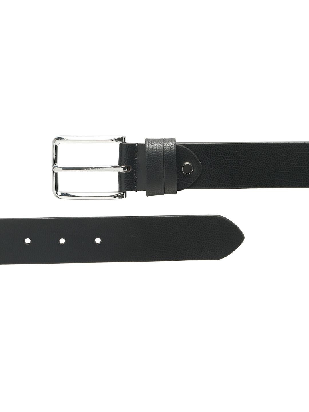 Teakwood Leathers Men Textured Leather Belt