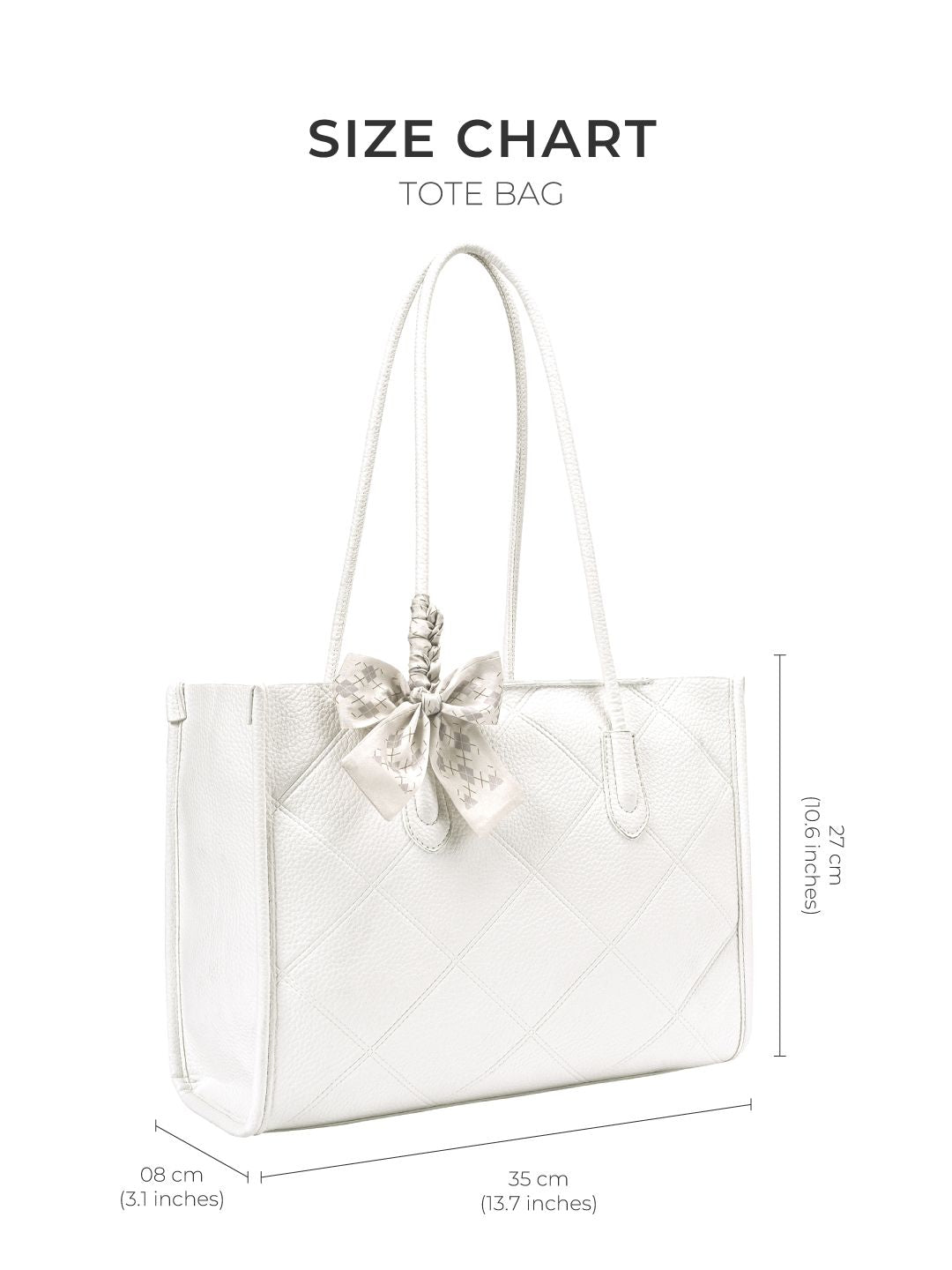 Lino Perros Textured Structured Shoulder Bag With Pouch