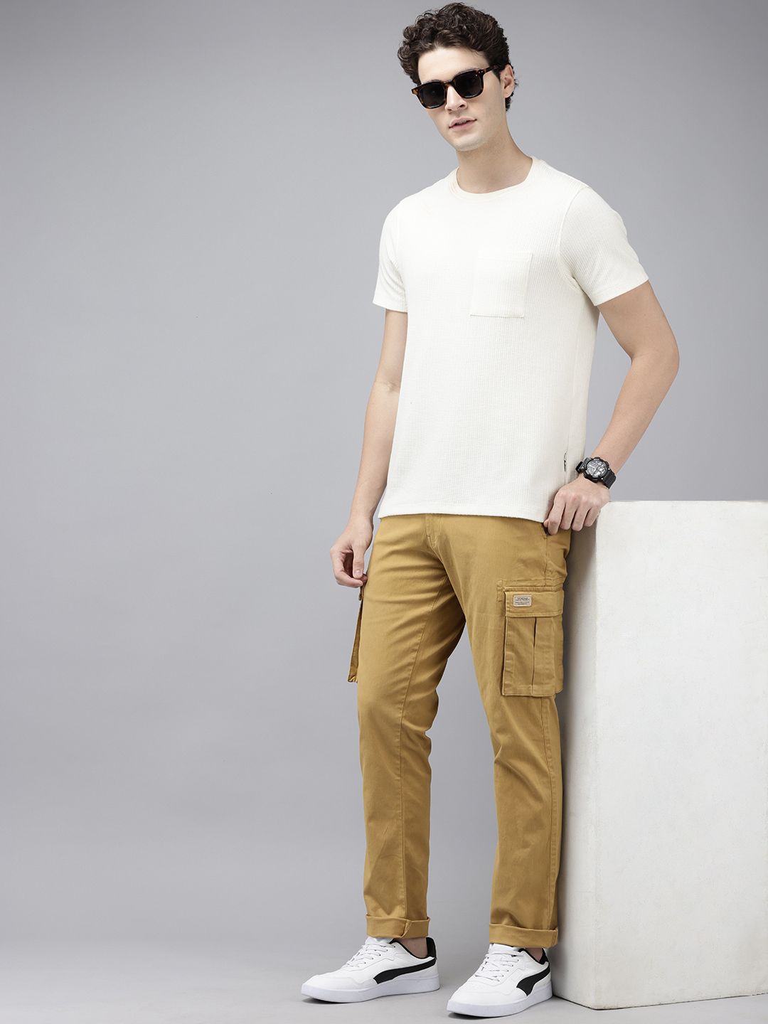 SPYKAR Men Cargos Trousers