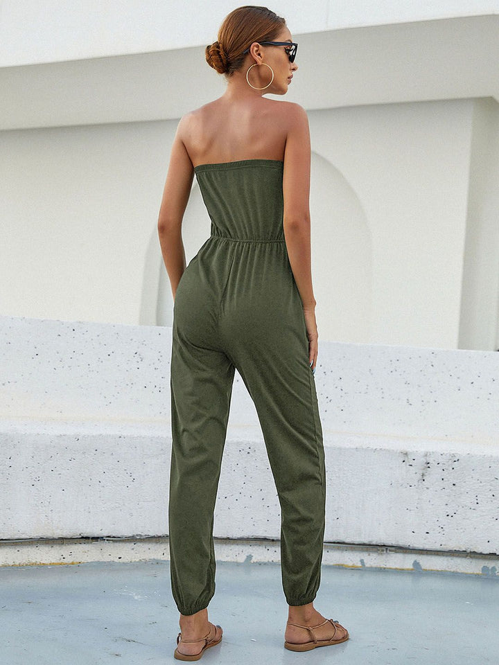DressBerry Off-Shoulder Basic Jumpsuit