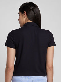 SPYKAR Spread Collar Short Sleeves Casual Shirt