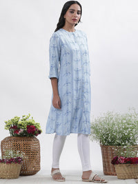 W Printed Regular Kurta with Trouser