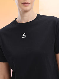 HRX by Hrithik Roshan Women Solid Lifestyle T-shirt