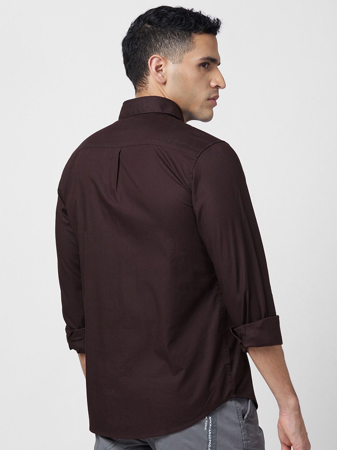 SPYKAR Slim Fit Opaque Cotton Casual Shirt