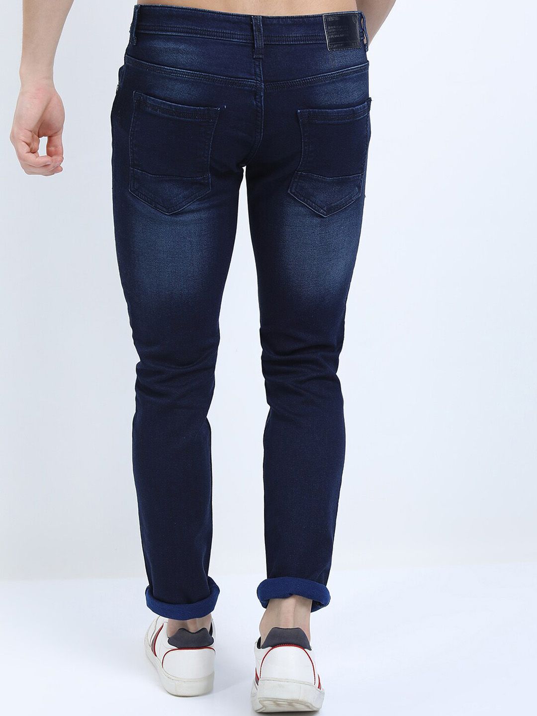 LOCOMOTIVE Men Blue Slim Fit Clean Look Light Fade Stretchable Jeans