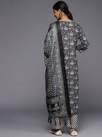 Varanga Women Digital Winter Printed Kurta Palazzo &Dupatta