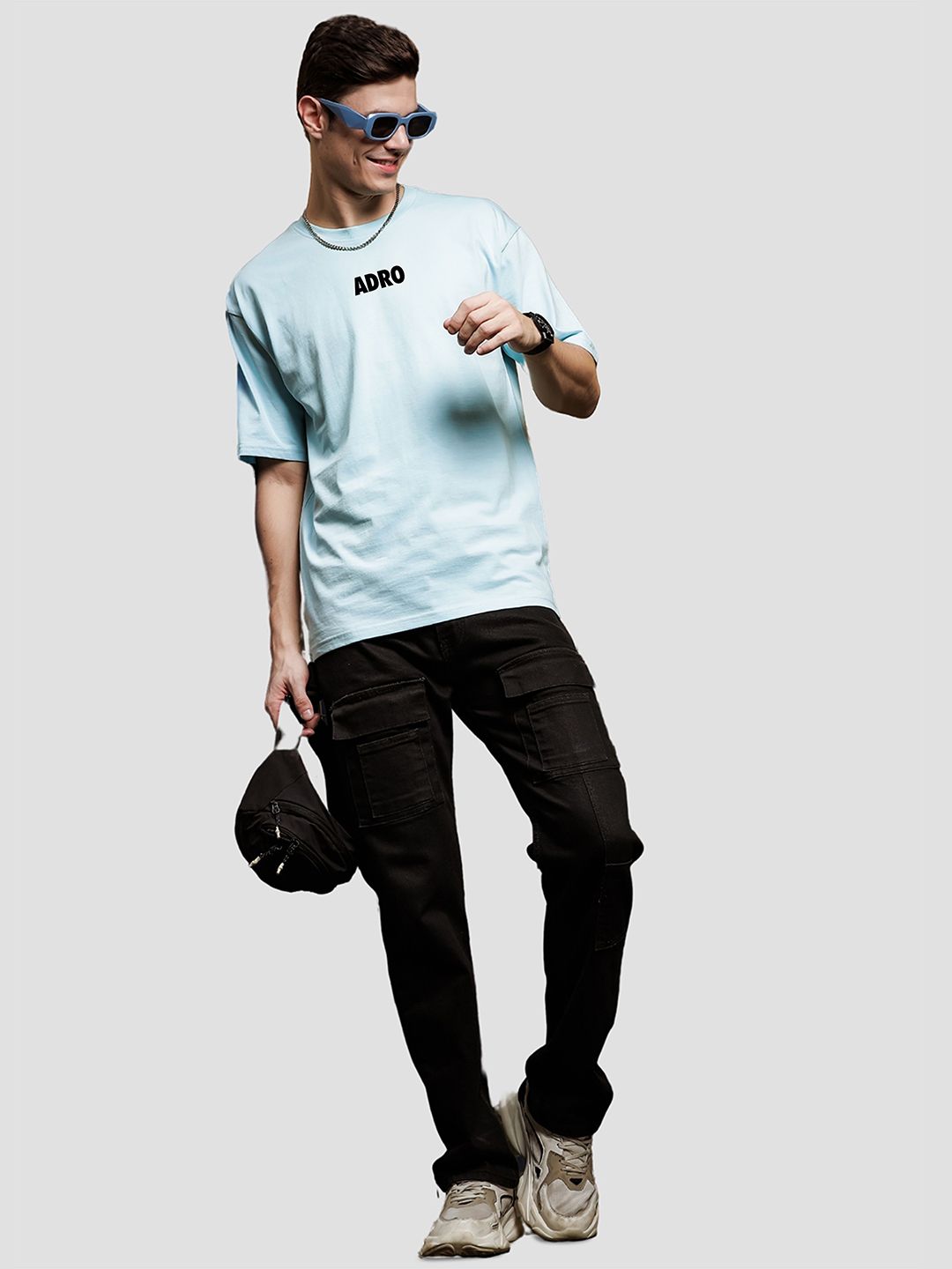 ADRO Men Raw Edge T-shirt