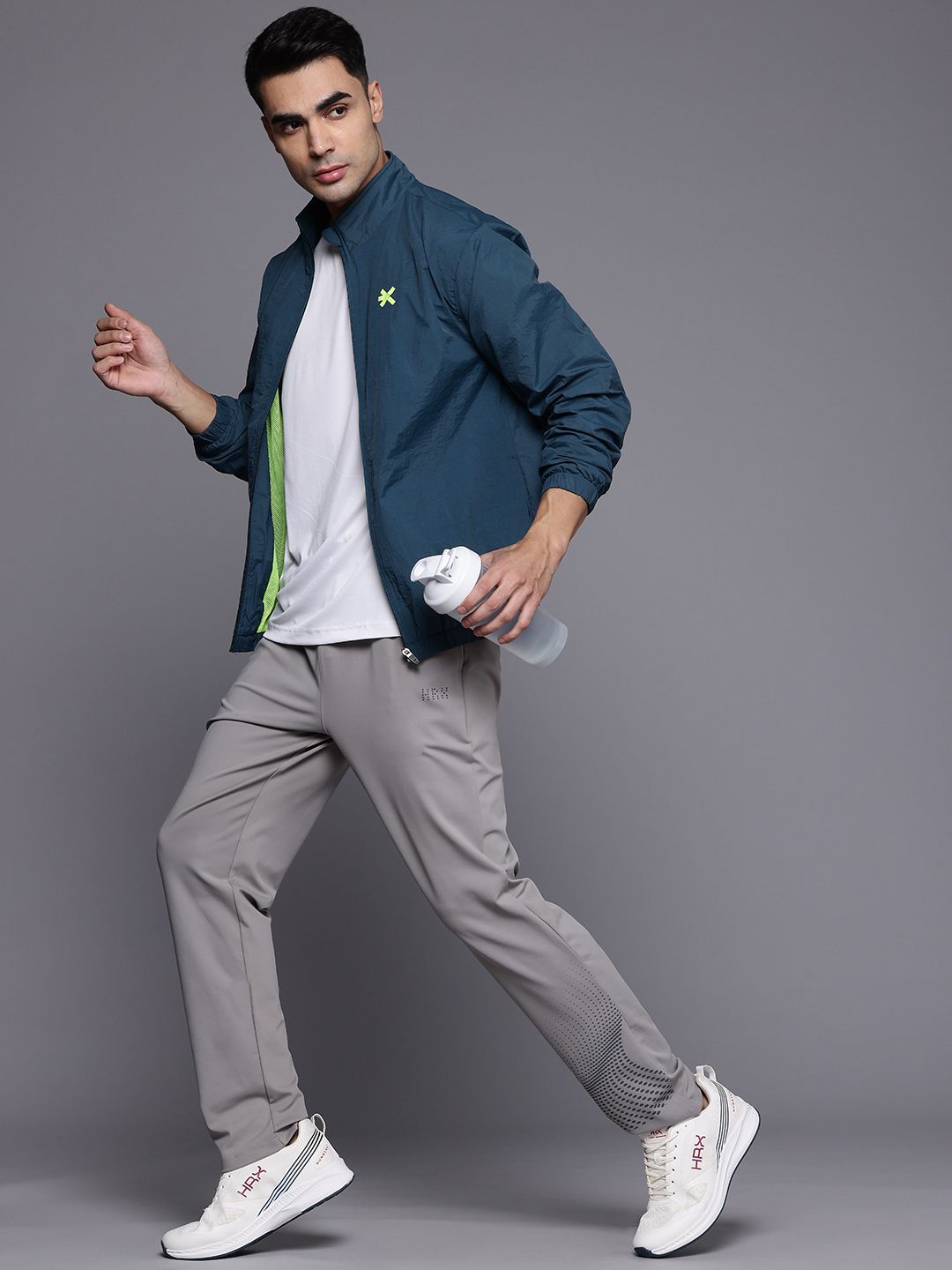 HRX by Hrithik Roshan Rapid Dry Brand Logo Running Jacket