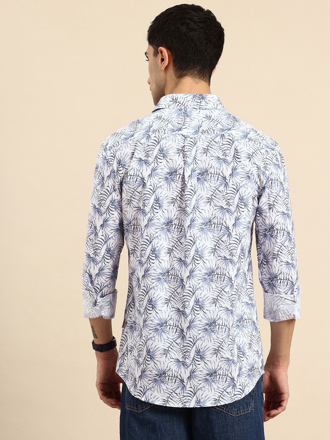 Being Human Tropical Printed Pure Cotton Casual Shirt
