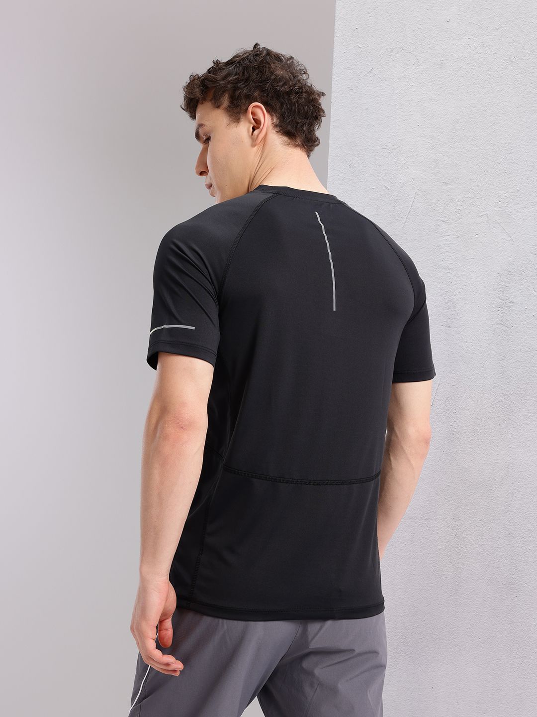HRX by Hrithik Roshan Brand Logo Rapid-dry Training T-shirt