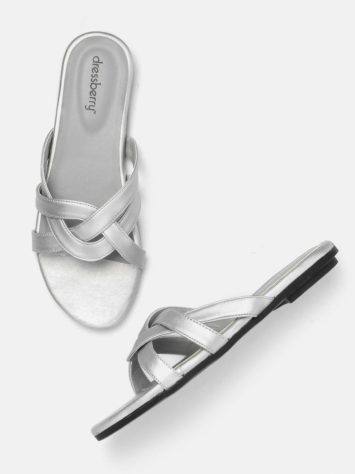 DressBerry Women Open Toe Flats