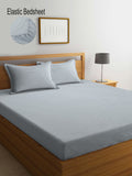 Myntra Elegant Homes Belang Kelabu 300 TC Dilengkapi Cadar Super King dengan 2 Sarung Bantal