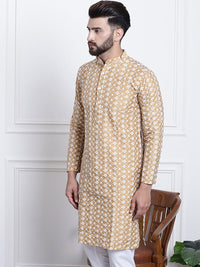 SOJANYA Kurta Kerja Benang Sulam Bunga
