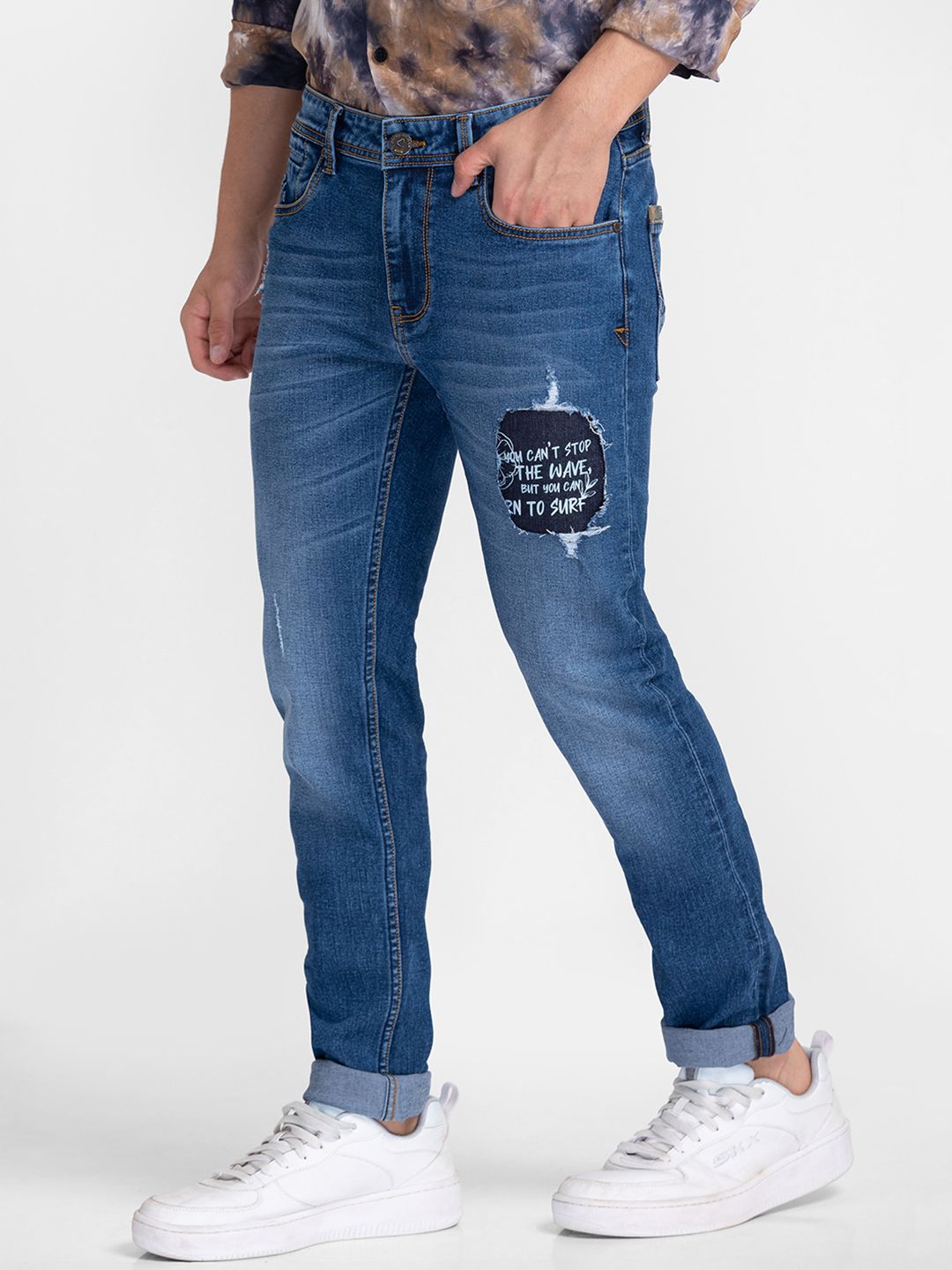 Being Human Men Clean Look Light Fade Denim Super Skinny Fit Jeans