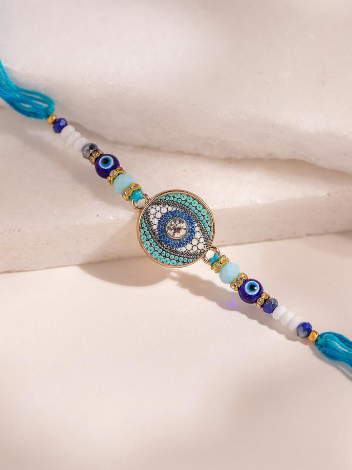 Voylla Guardian Evil Eye Beaded Thread Rakhi