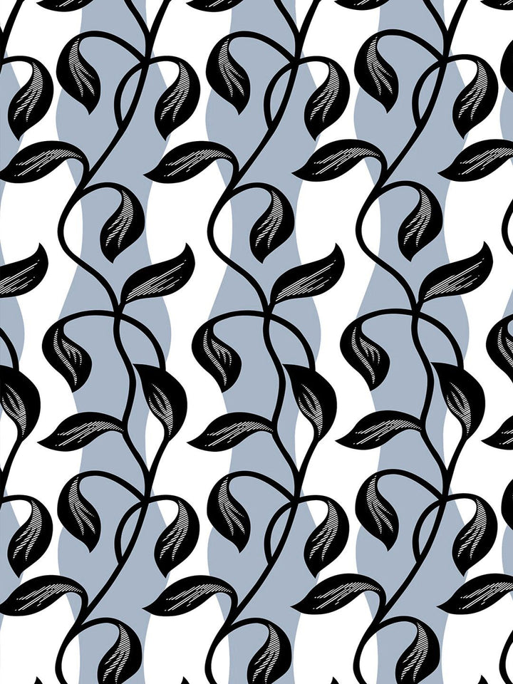 Story@home 2 Pieces White & Grey Printed Door Curtains
