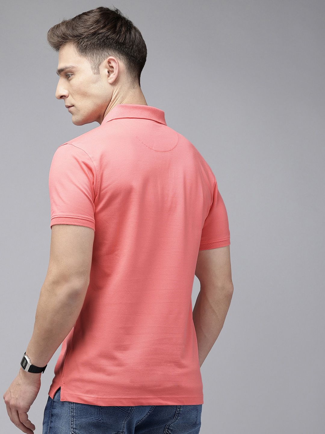 T-shirt Slim Collar Spykar Polo Fit