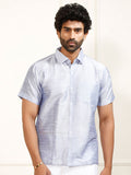 VASTRAMAY Men Premium Silk Casual Shirt