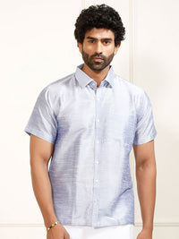 VASTRAMAY Men Premium Silk Casual Shirt