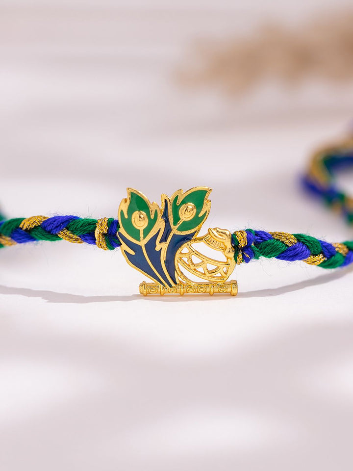 Voylla Natkhat Kanha Leela Reka Bentuk Benang Rakhi