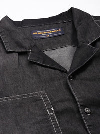 The Indian Garage Co Faded Boxy Fit Denim Utility Casual Co-Ords