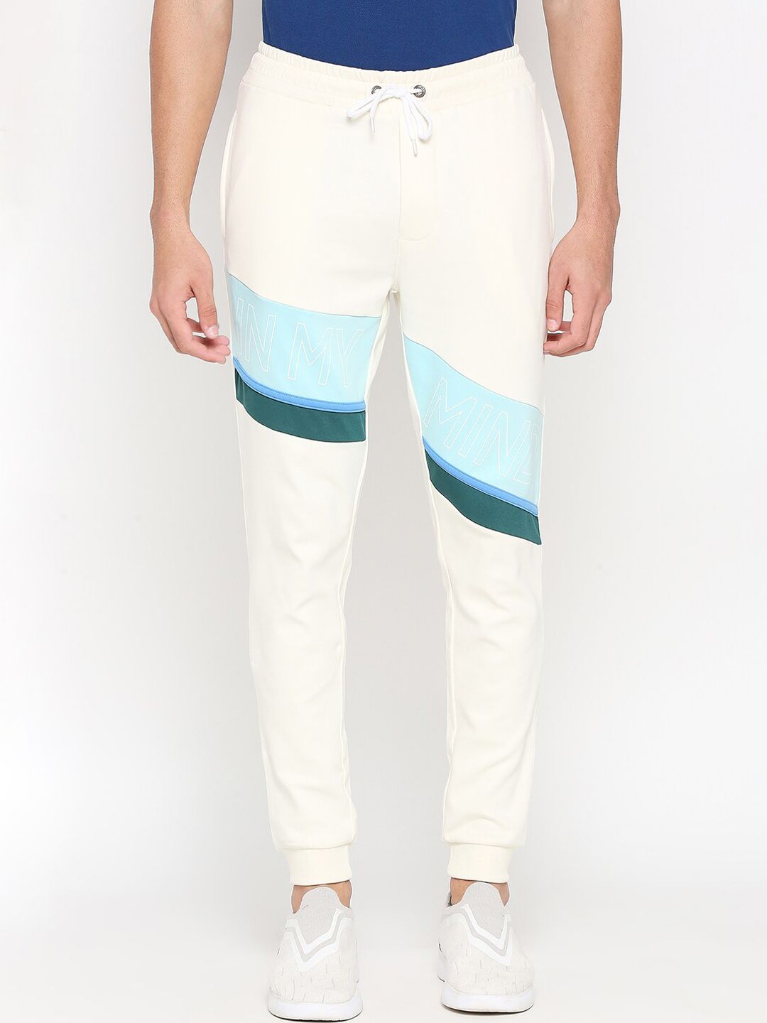 Being Human Men Cotton Mid-Rise Joggers