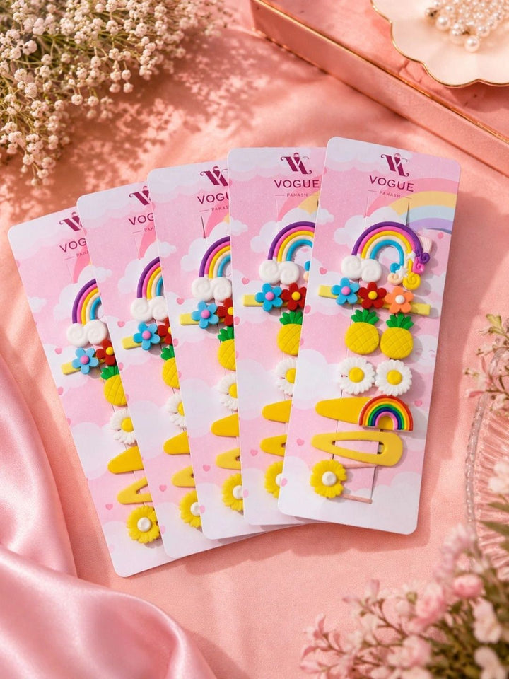 VOGUE PANASH Set Wanita 5 Set Aksesori Rambut Berhias