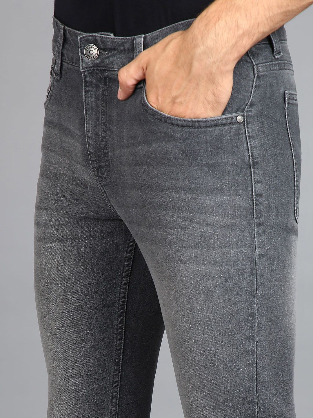 Urbano Fashion Men Heavy Fade Stretchable Jeans
