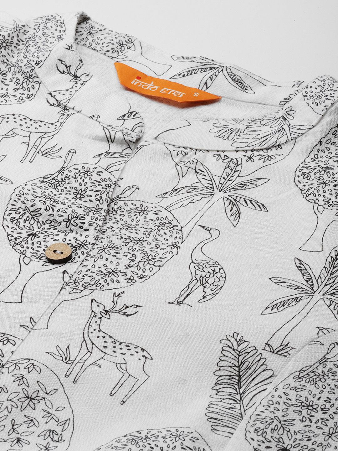 Indo Era Women Floral Printed Floral Kurta