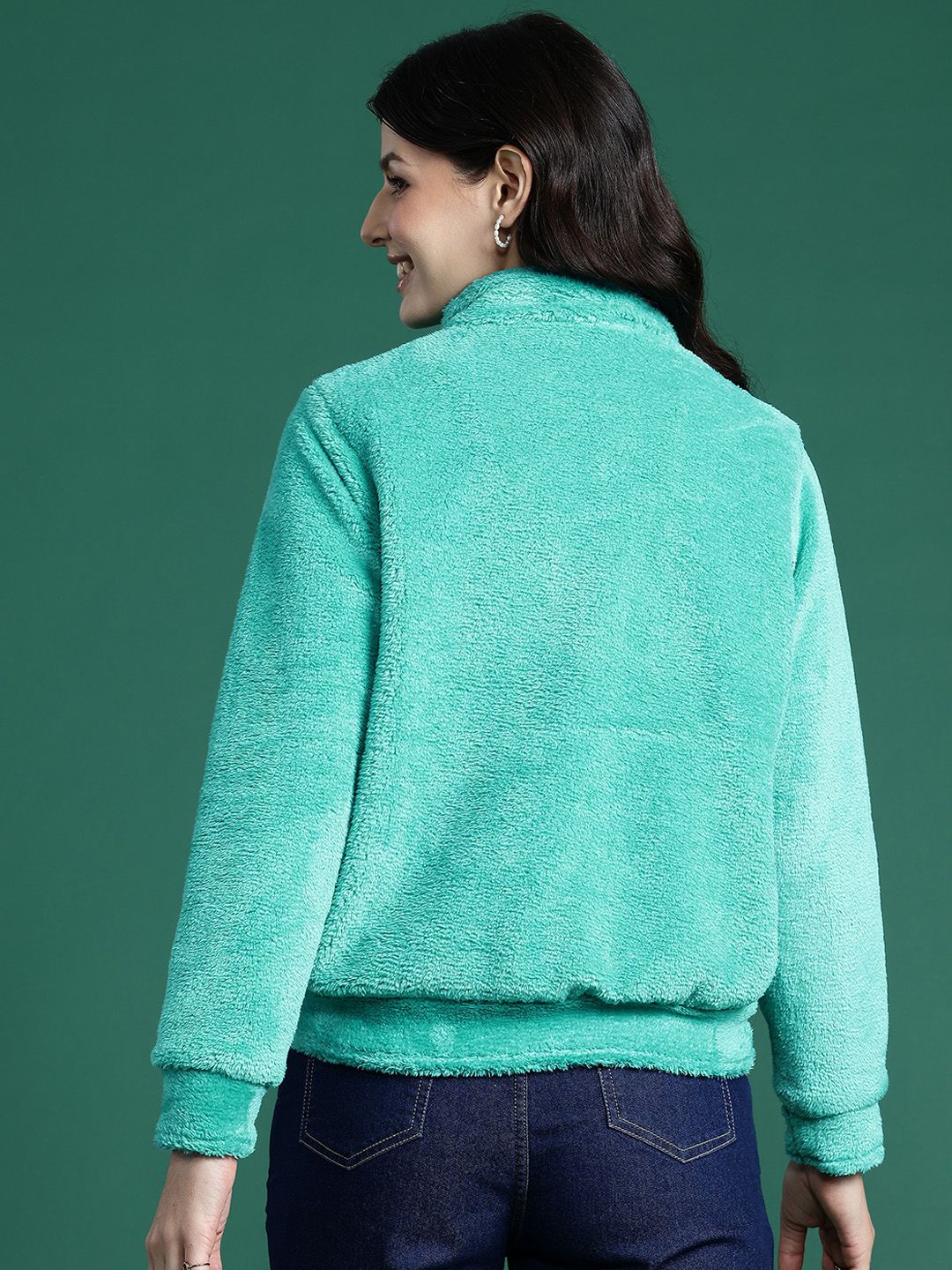 DressBerry Fleece Tailored Jacket