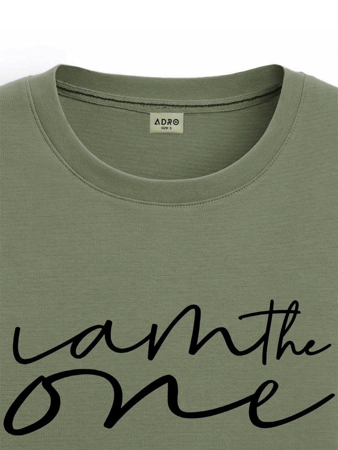 ADRO Men Graphic Printed Round Neck Cotton Oversized T-Shirt