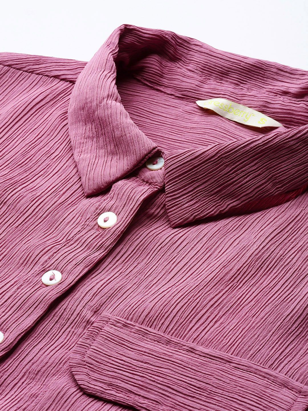 DressBerry Wrinkled Effect Casual Shirt