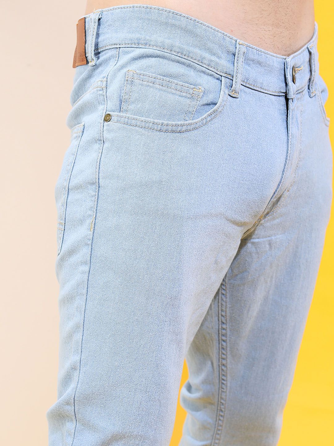 Highlander Men Blue Slim Fit Fit Mid-Rise Clean Look Jeans Regingable