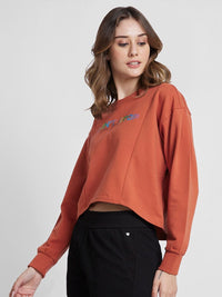 SPYKAR Typography Printed Sweatshirt