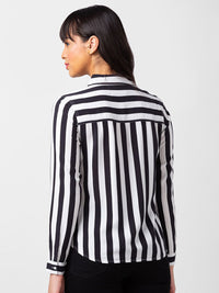 SPYKAR Women Striped Casual Cotton Shirt