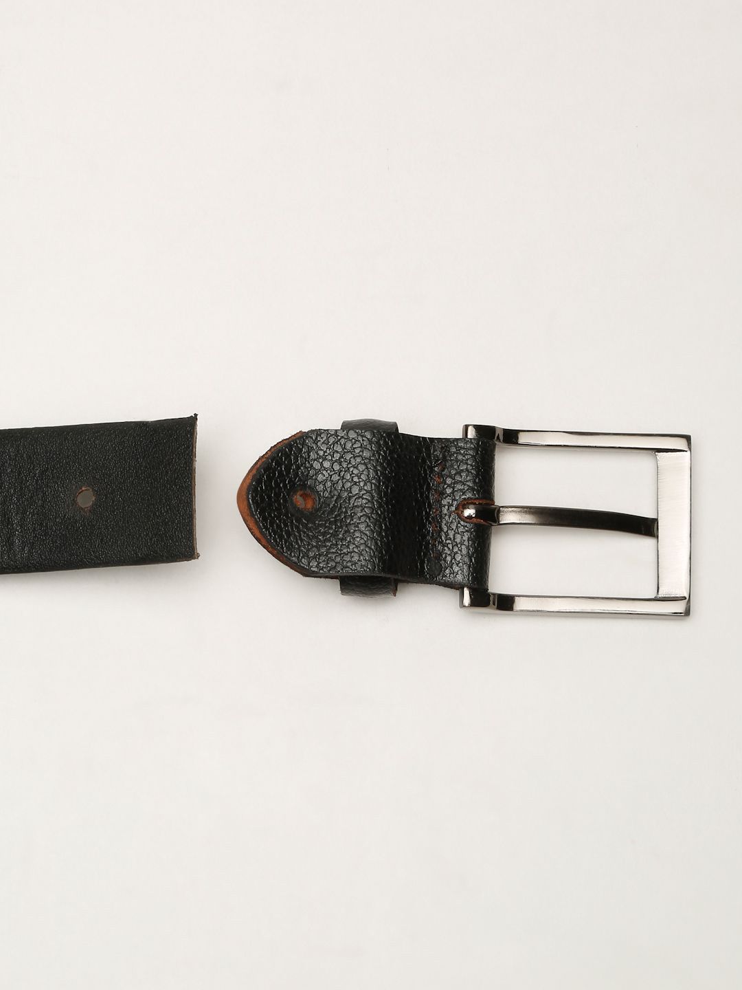Teakwood Leathers Men Textured Leather Belt