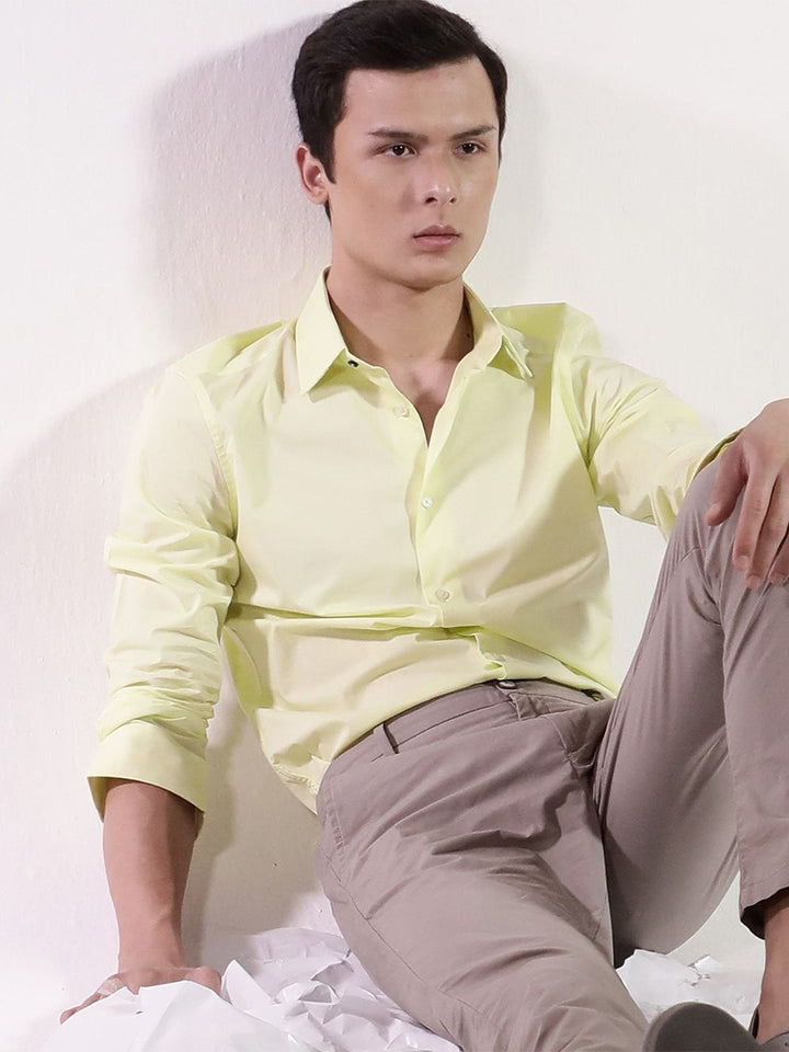 RARE RABBIT Men Neutro Slim Fit Cotton Shirt