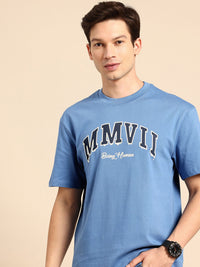 Being Human Typography Printed Drop-Shoulder Sleeves Pure Cotton T-shirt