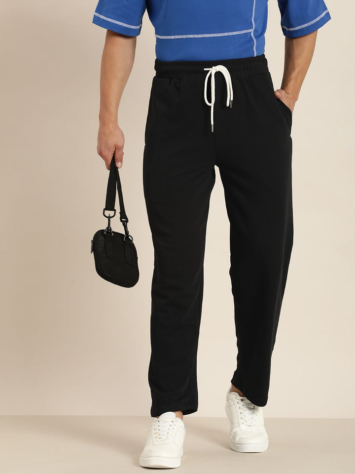 DILLINGER Men Lightweight Relaxed Fit Baggy Kintted Track Pants