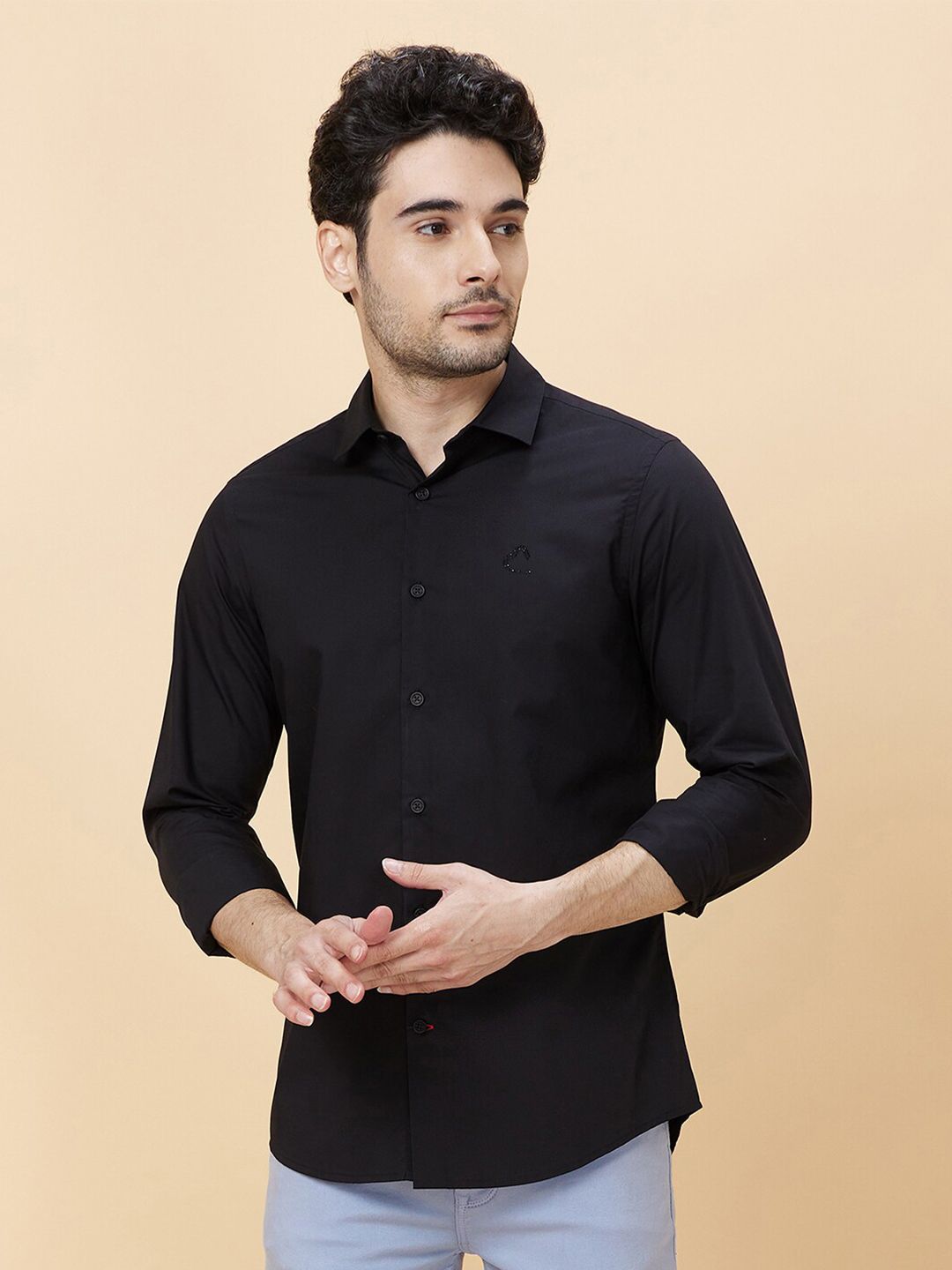 Being Human Slim Fit Opaque Casual Shirt