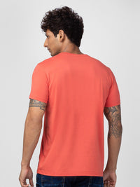 SPYKAR Men Typography Printed V-Neck T-shirt