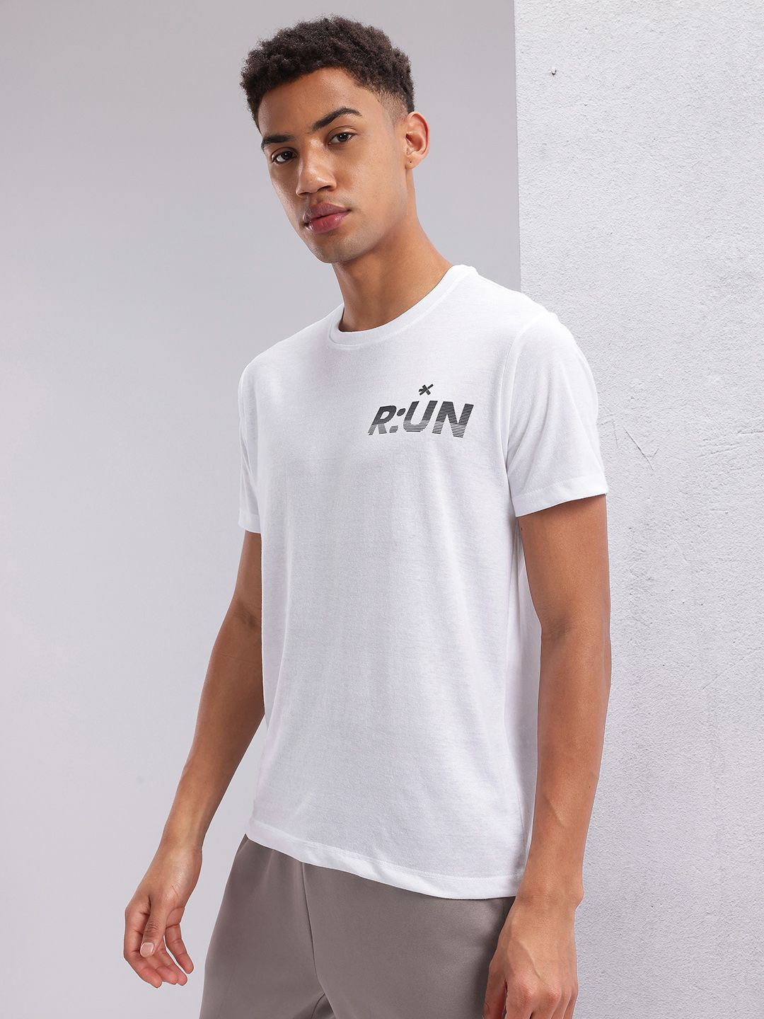 HRX by Hrithik Roshan Typography Printed Running T-shirt