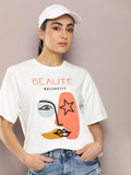 DILLINGER Women Graphic Printed  Oversized T-shirt
