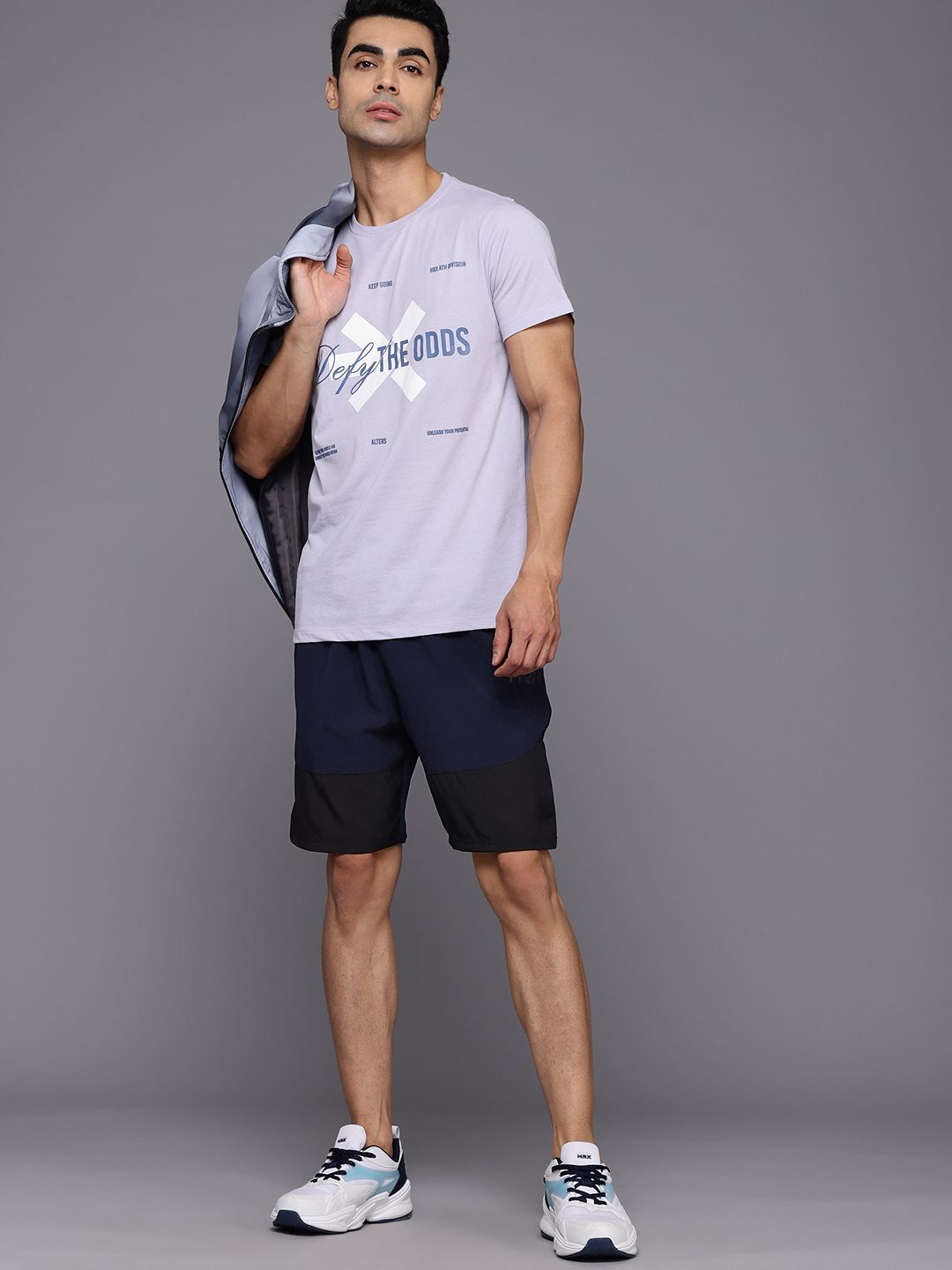 HRX by Hrithik Roshan Men Colourblocked Lifestyle Shorts