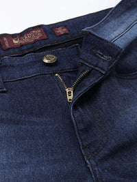 The Indian Garage Co Men Blue Slim Fit Mid-Rise Clean Look Jeans