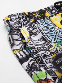 The Indian Garage Co Men Tropical Printed Short with Shirt