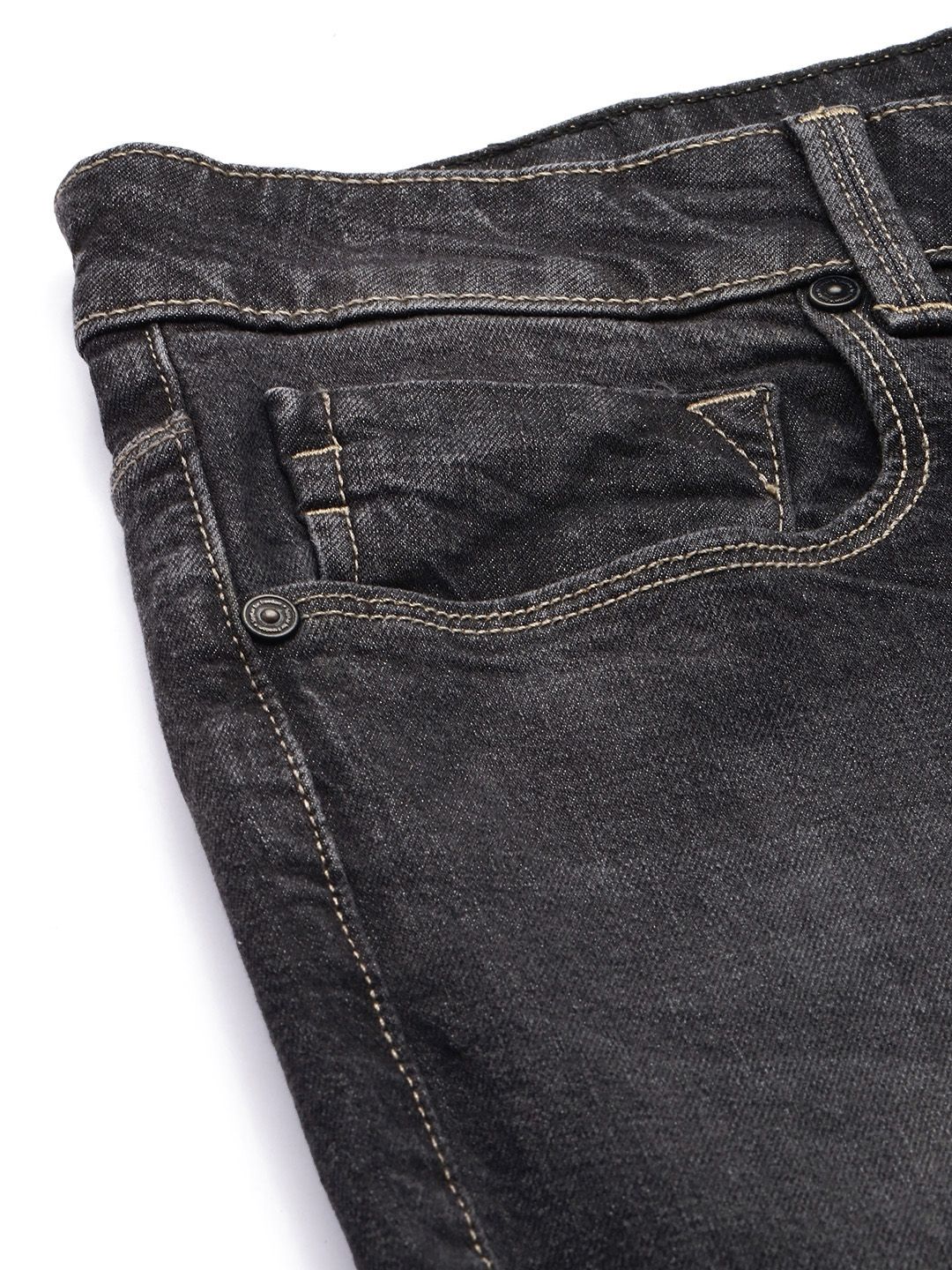 Spykar Men Slim sesuai dengan jeans yang boleh diperbaharui dengan cahaya rendah