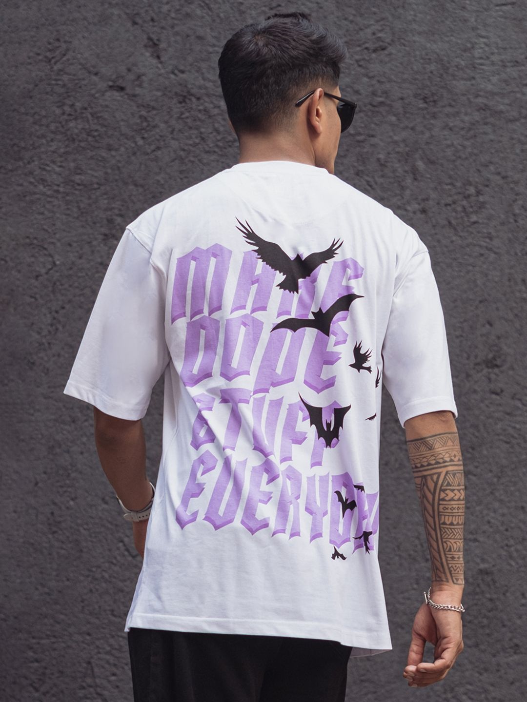 Powerlook Men Typography Printed Round Neck T-shirt